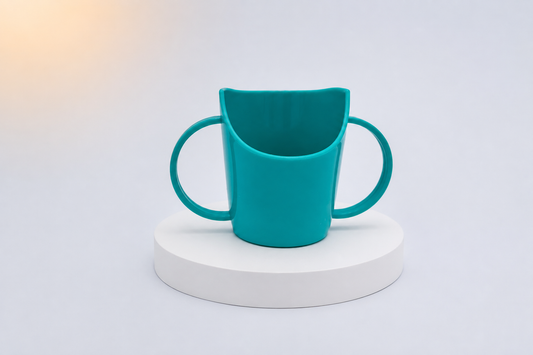 Verre à découpe nasale avec poignées