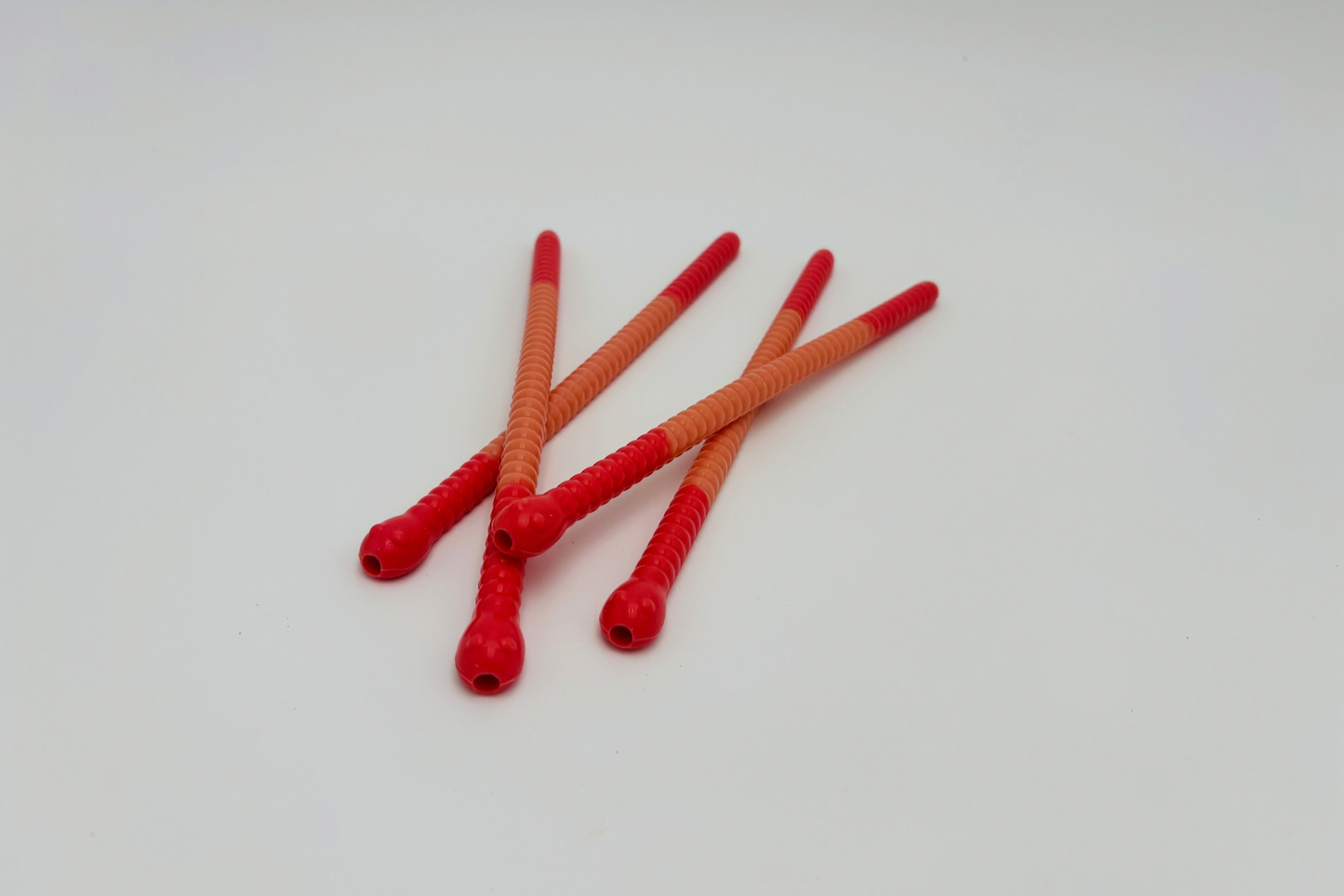 Pailles ver de terre lot de 4