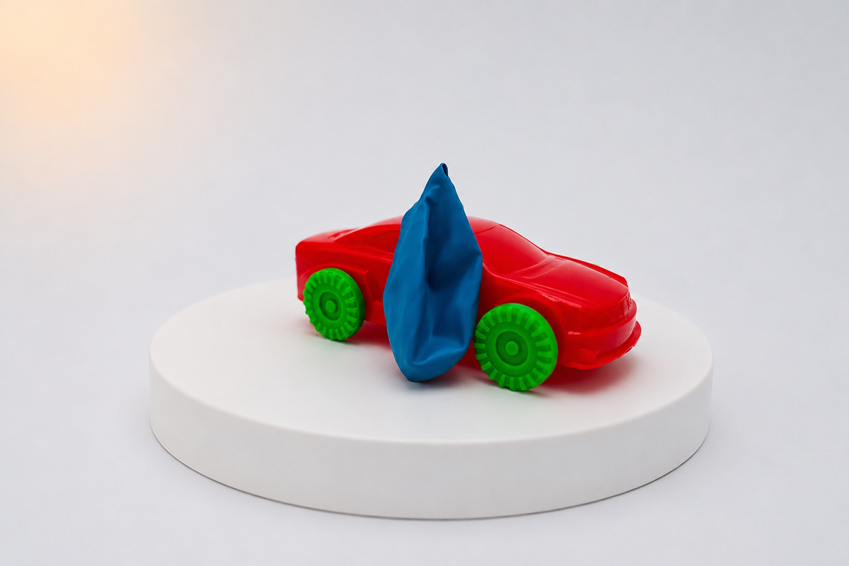 Ballon voiture de course