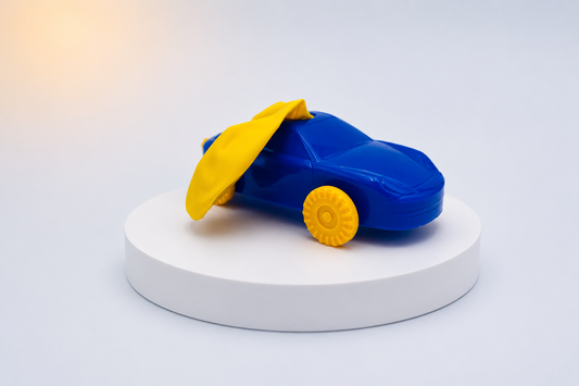 Ballon voiture de course