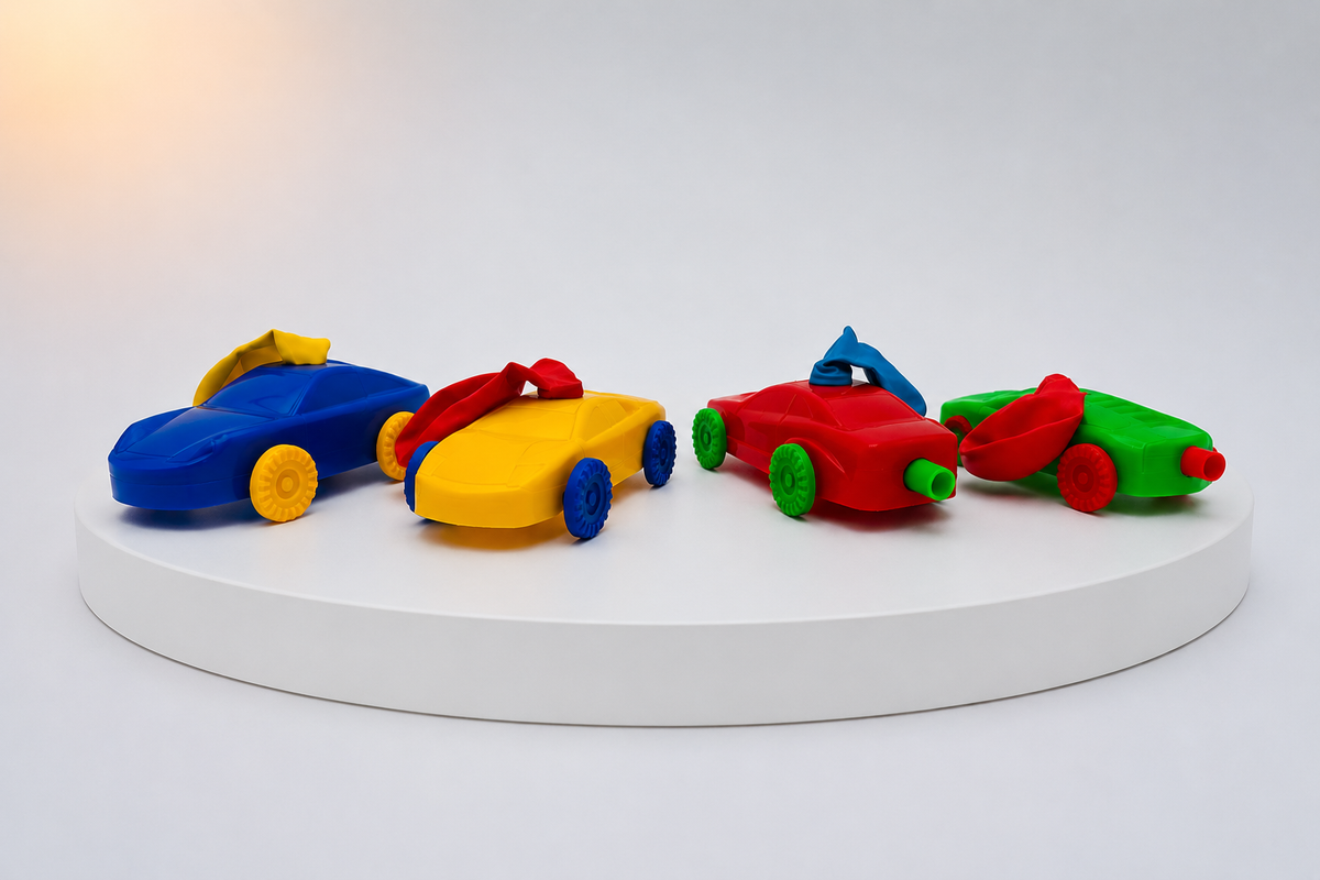 Ballon voiture de course