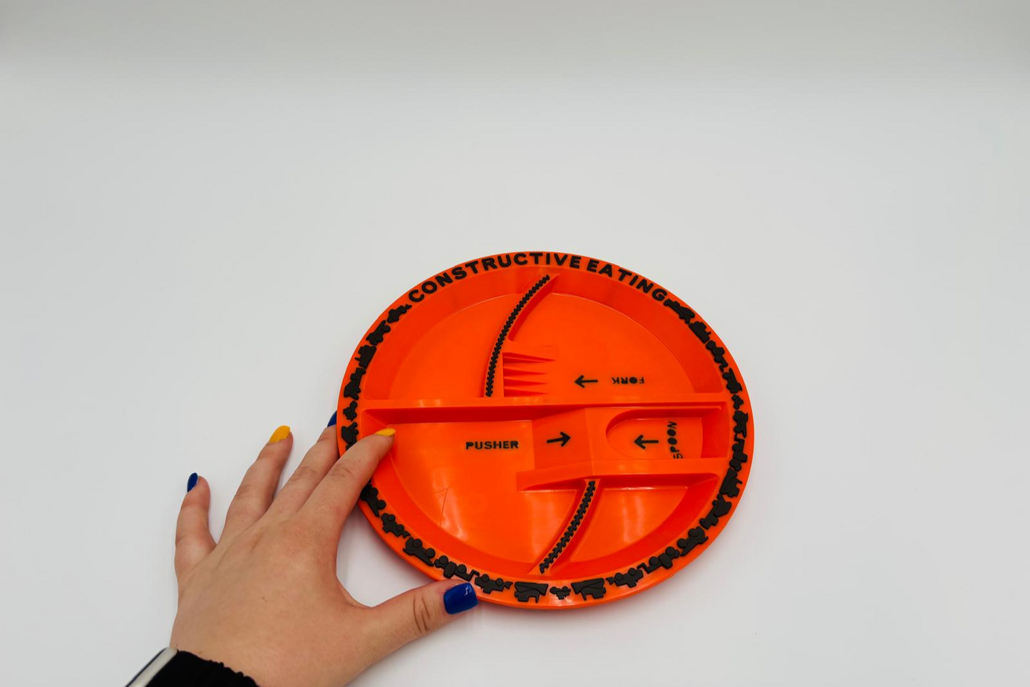 Assiette travaux ronde