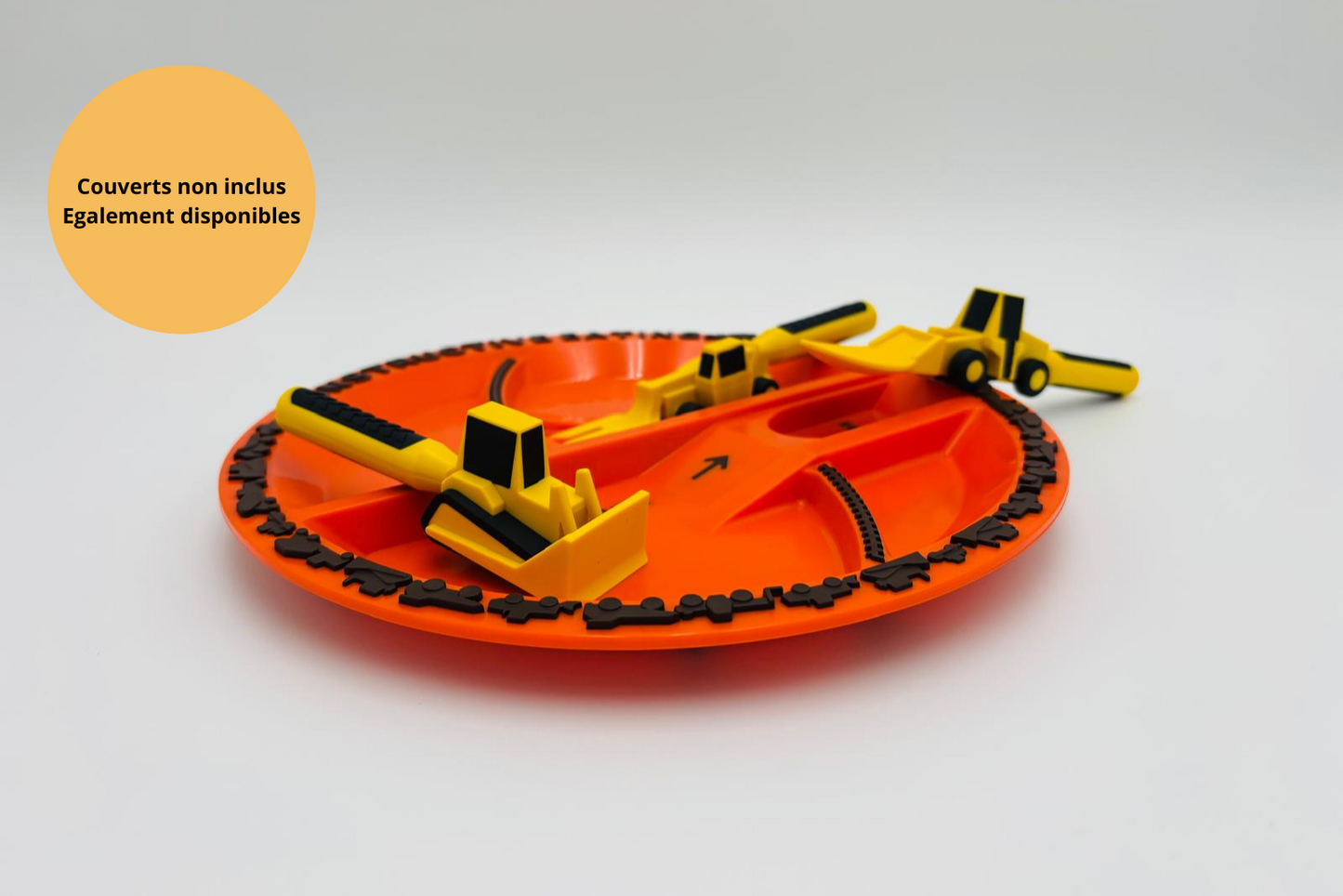 Assiette travaux ronde