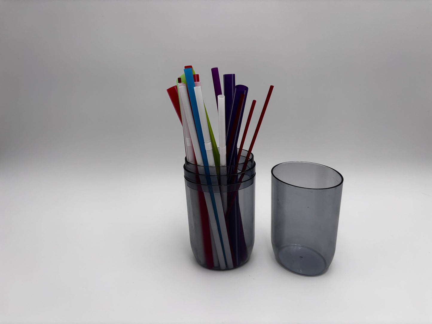 Boîte avec pailles