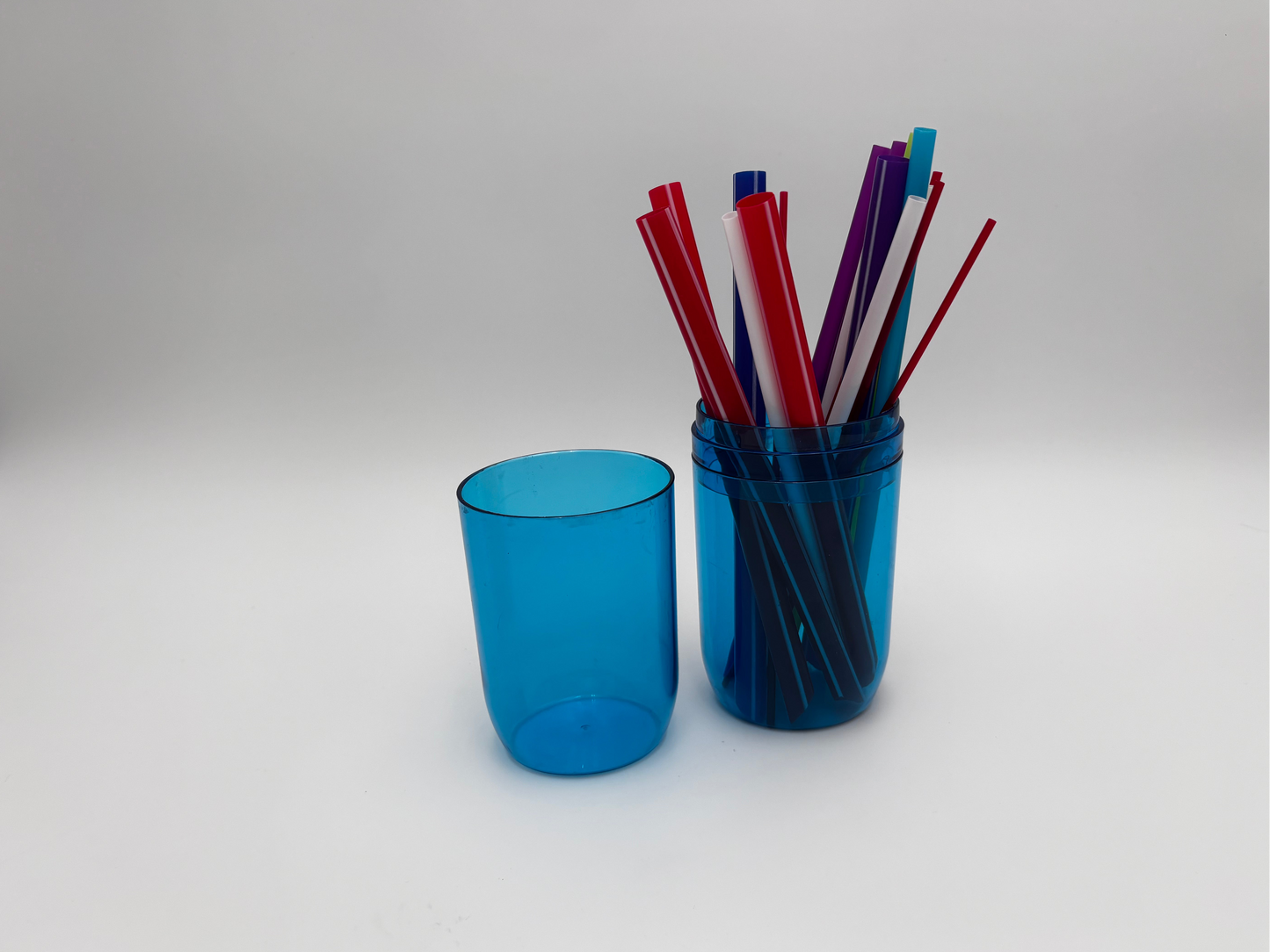 Boîte avec pailles