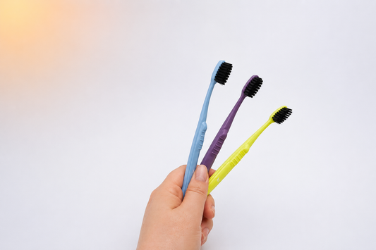 Brosse à dents Junior (7 à 10 ans) en plastique recyclé