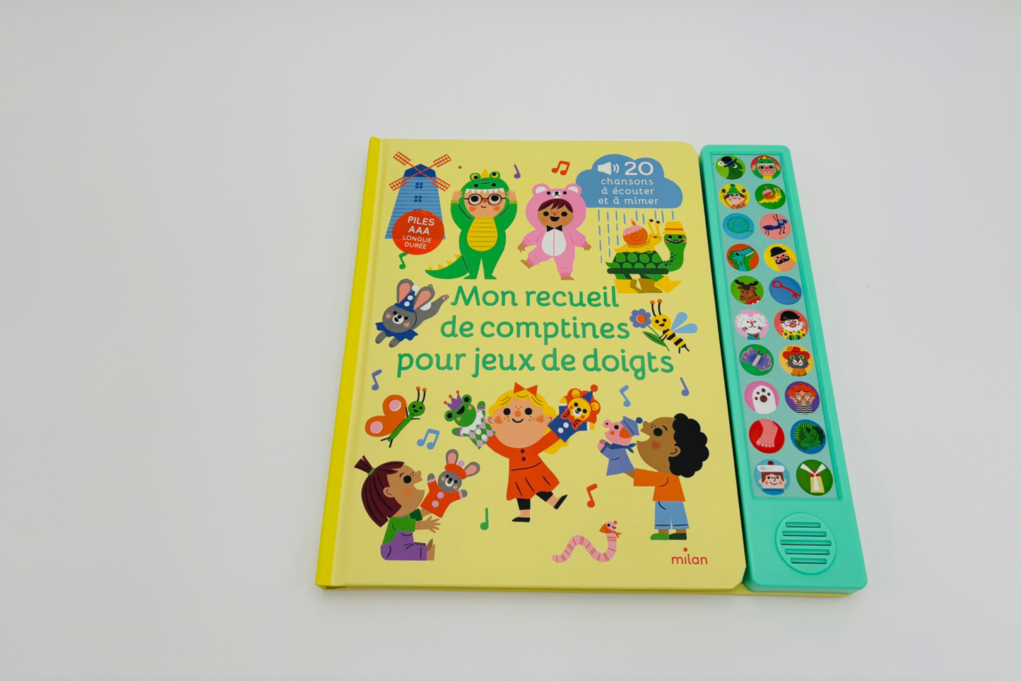 Livre "Mon recueil de comptines pour jeux de doigts"