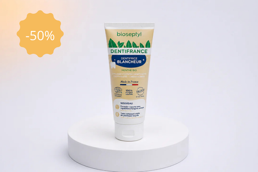 Dentifrice blancheur menthe bio