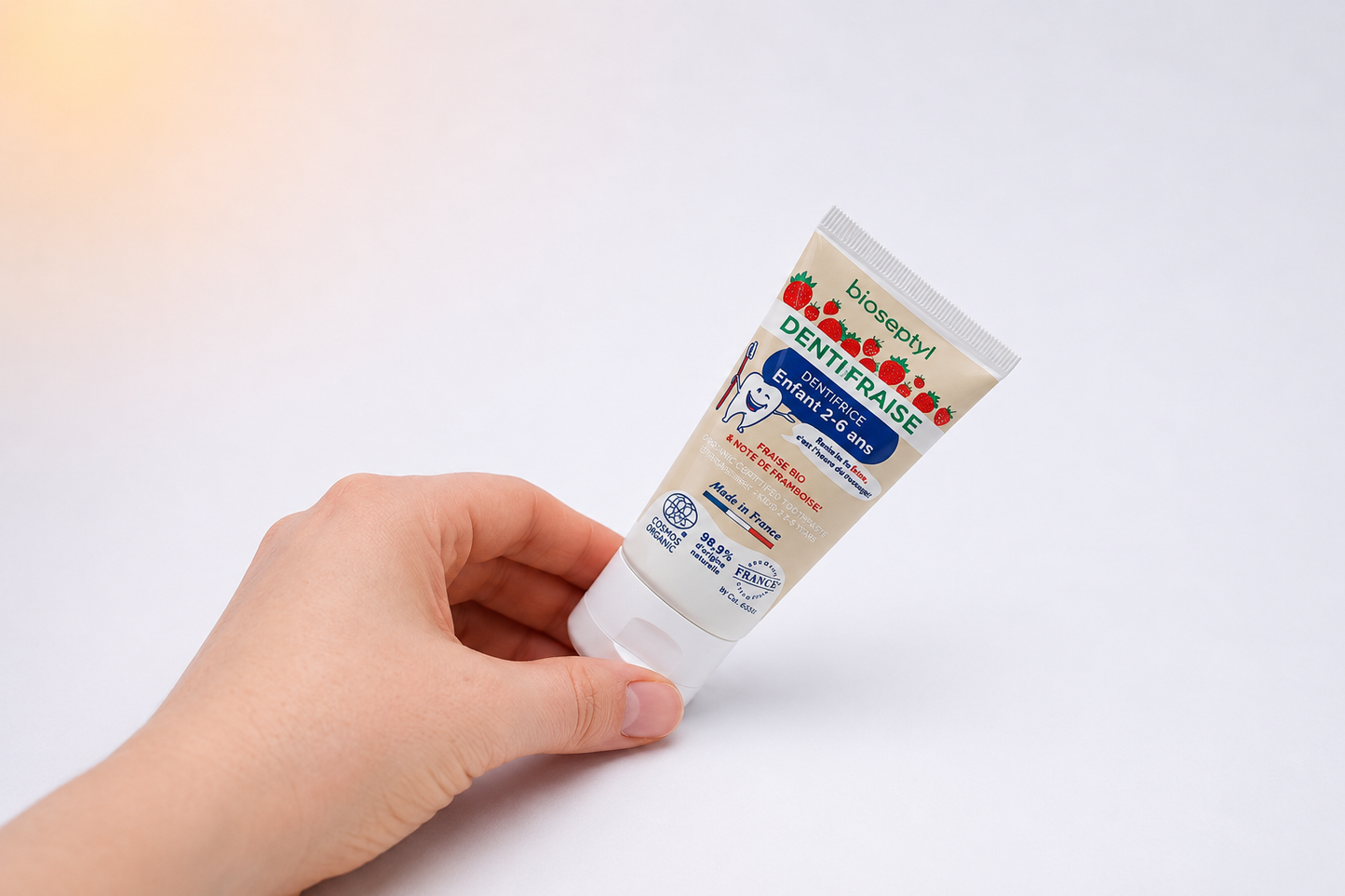 Dentifrice Bio à la fraise - enfant