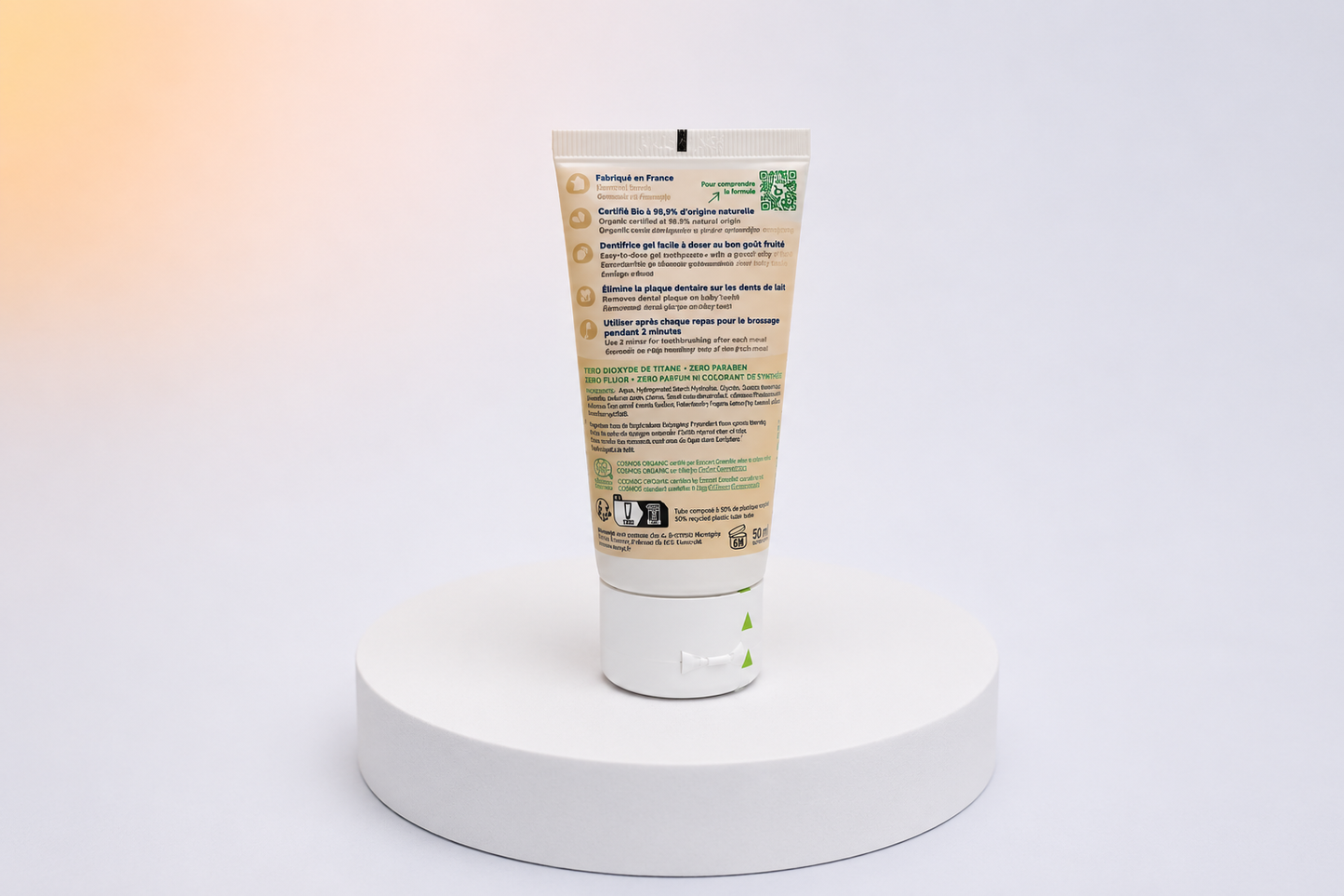 Dentifrice Bio à la fraise - enfant