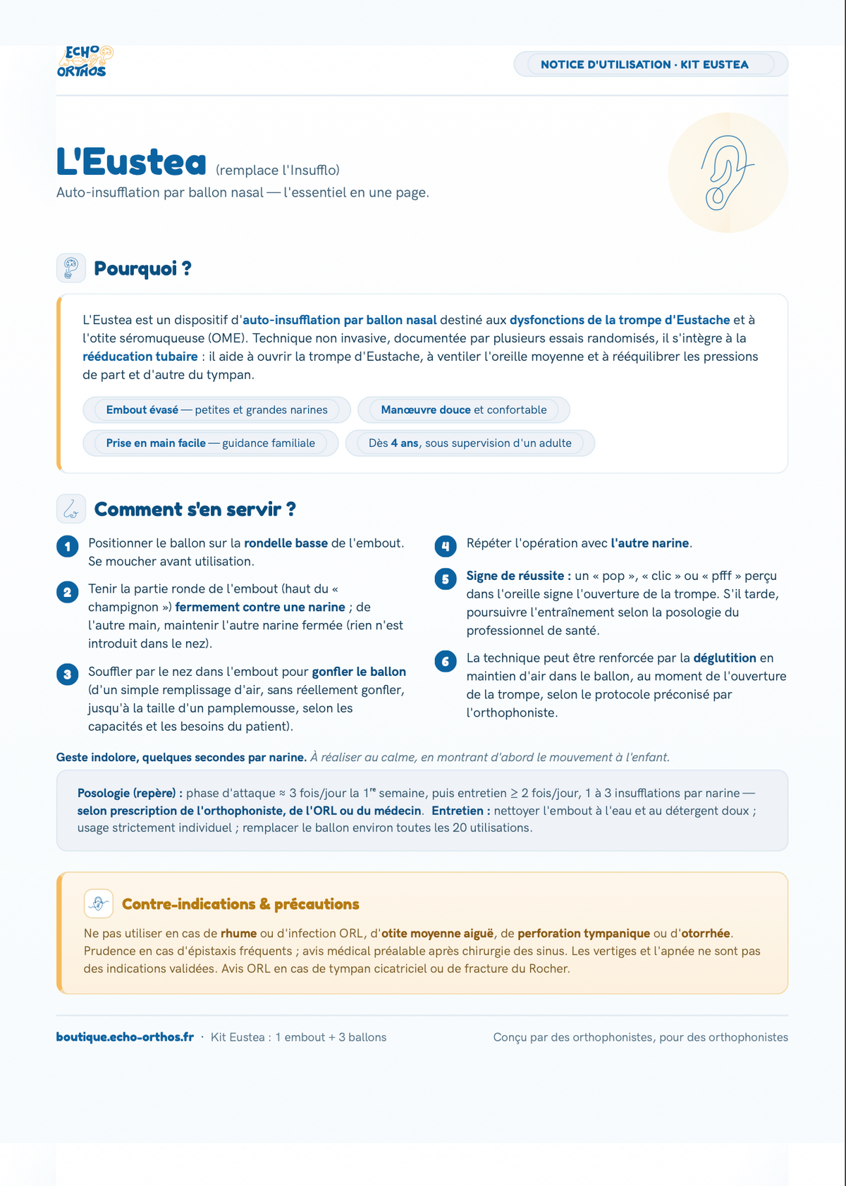 Eustea (remplace l'Insufflo)