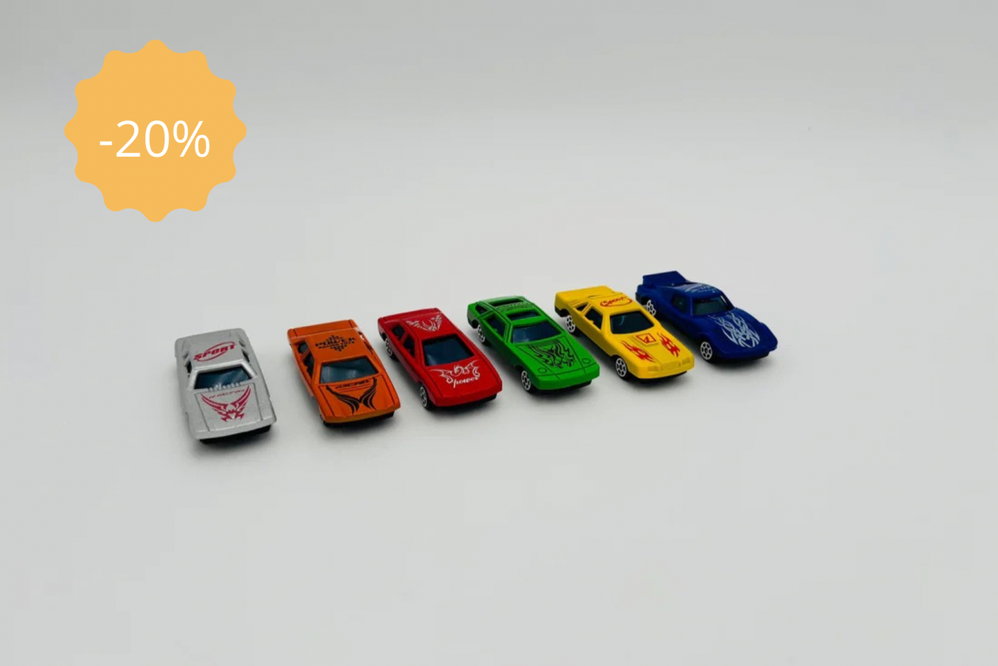 Voitures lot de 6